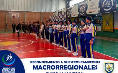 ¡Vamos a la Nacional! – Juegos Escolares Deportivos