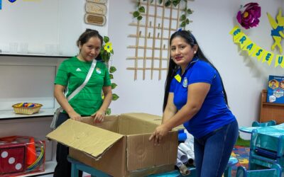 Entrega de útiles escolares